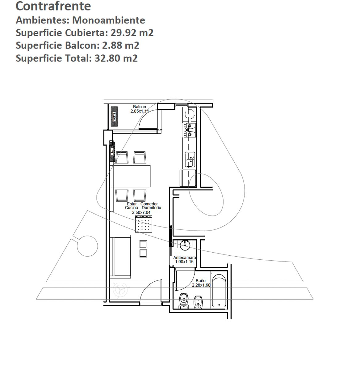 MONOAMBIENTES, EDIFICIO FRENTE A PLAZA LOS ANDES,TERRAZASVERDES,BALCONES, LA MEJOR UBICACION CON DISEÑO Y CALIDAD — foto 7