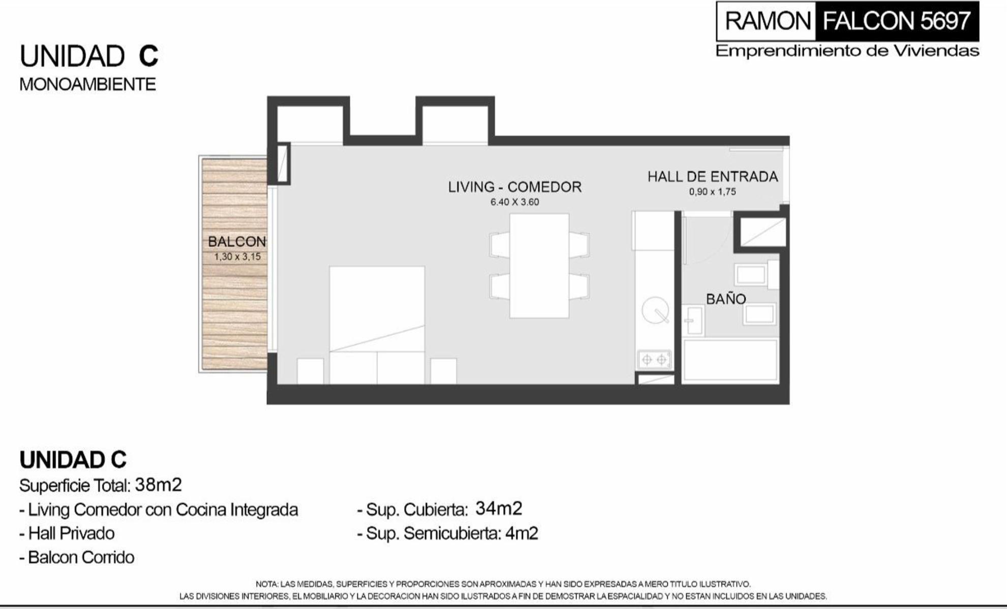 EDIFICIO DE 12 PISOS ,MONOAMB APTO VIVIENDA Y USO PROFESIONAL DE 35 A 39 M2 — foto 7
