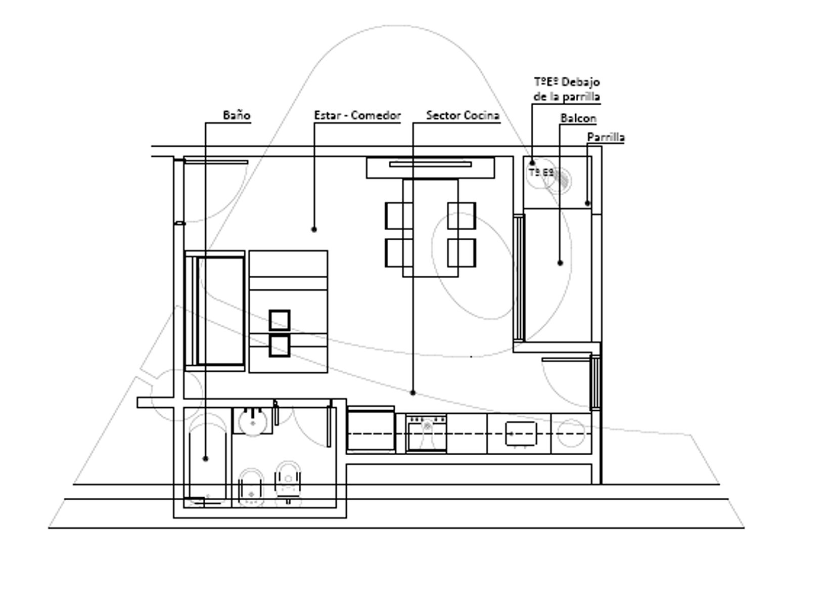 MONOAMBIENTE EN PRIMER PISO , FRENTE Y CONTRAFRENTE. BALCON CON PARRILLA, — foto 10