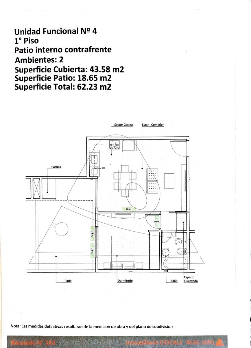 1,2,3Y 4 AMBIENTES . AMPLIOS ESPACIOS DESCUBIERTOS CON PARRILLA — foto 12