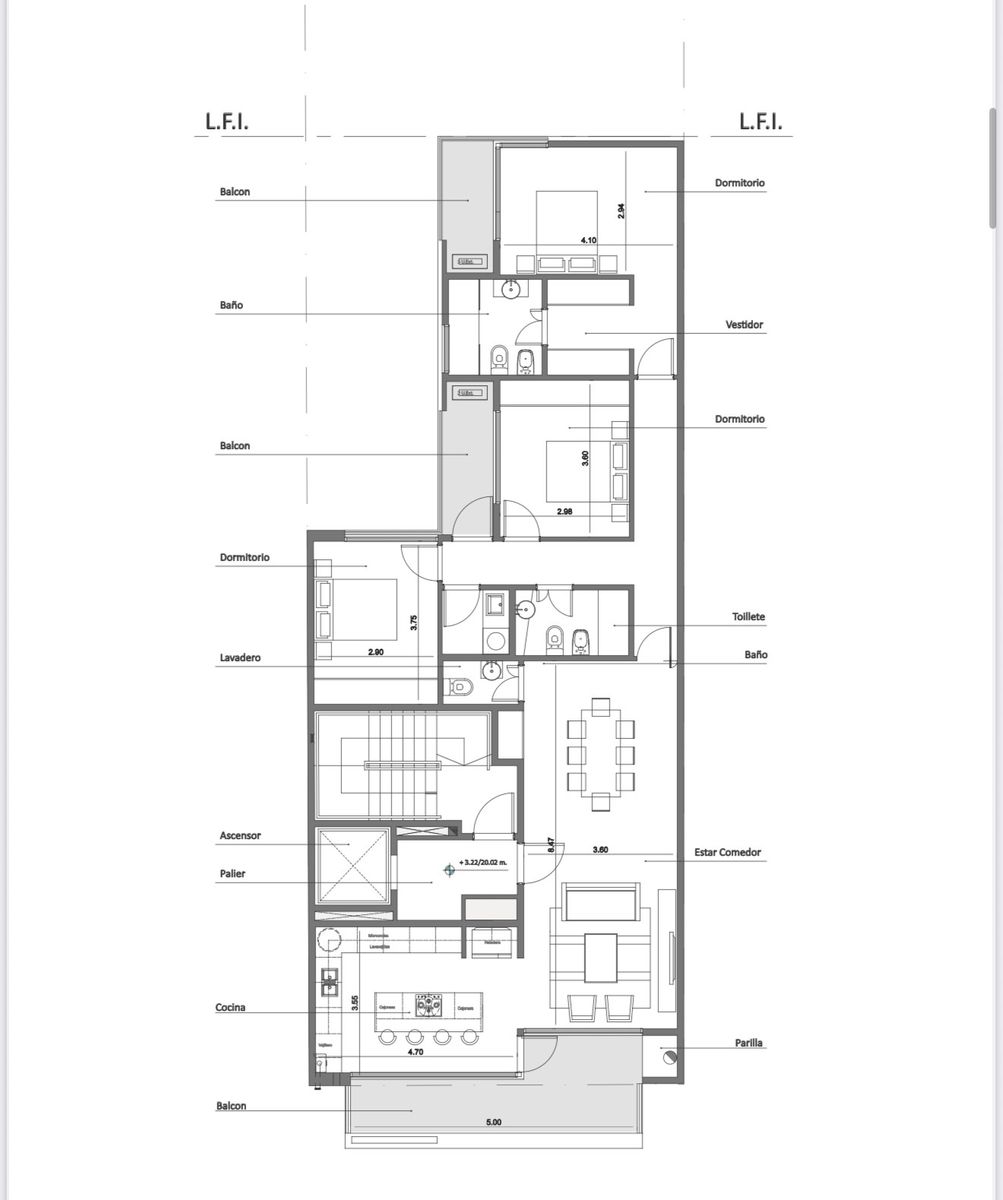 PISOS 4 AMBIENTES DE 146 M2 TOTALES — foto 11