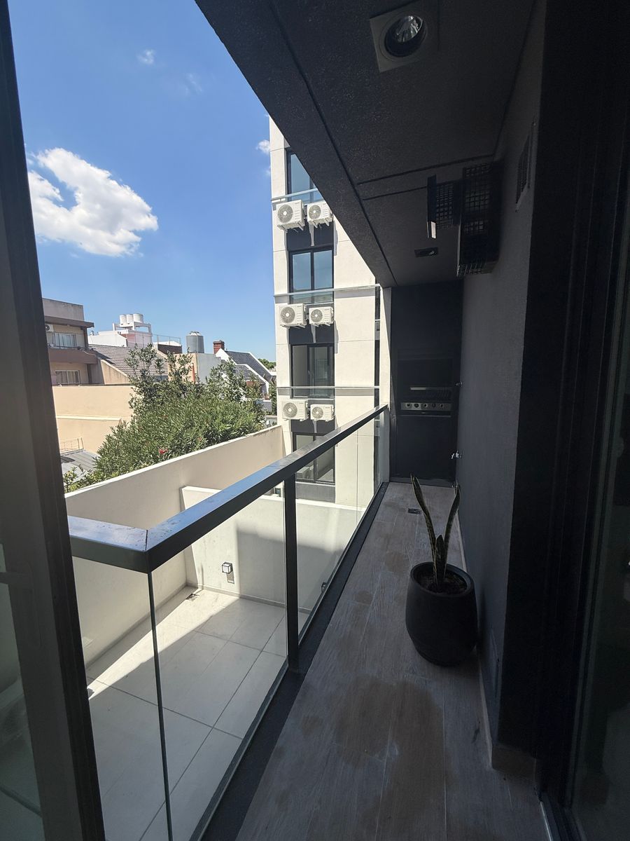 2 ambientes con amplios balcones o patios , parrilla — foto 4