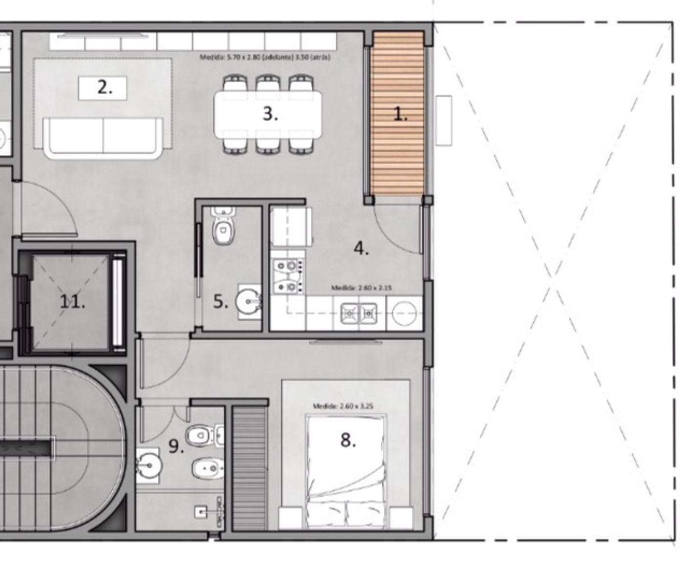 2 ambientes Villa Luro - 3