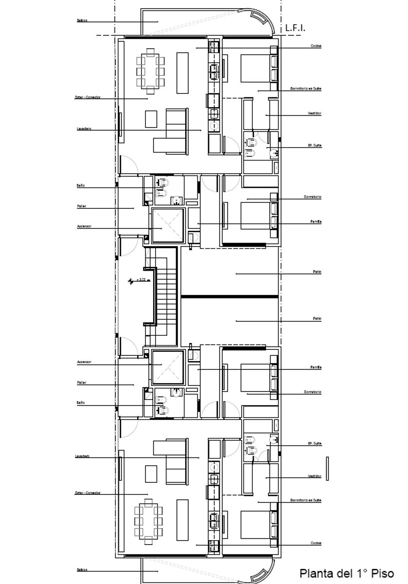 3 ambientes semipisos de 92 y 105 m2 - 5
