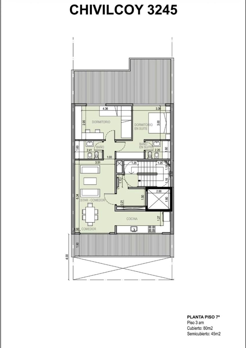 4 AMBIENTES, PISOS DE 149 Y 166 M2 TOTALES - 4