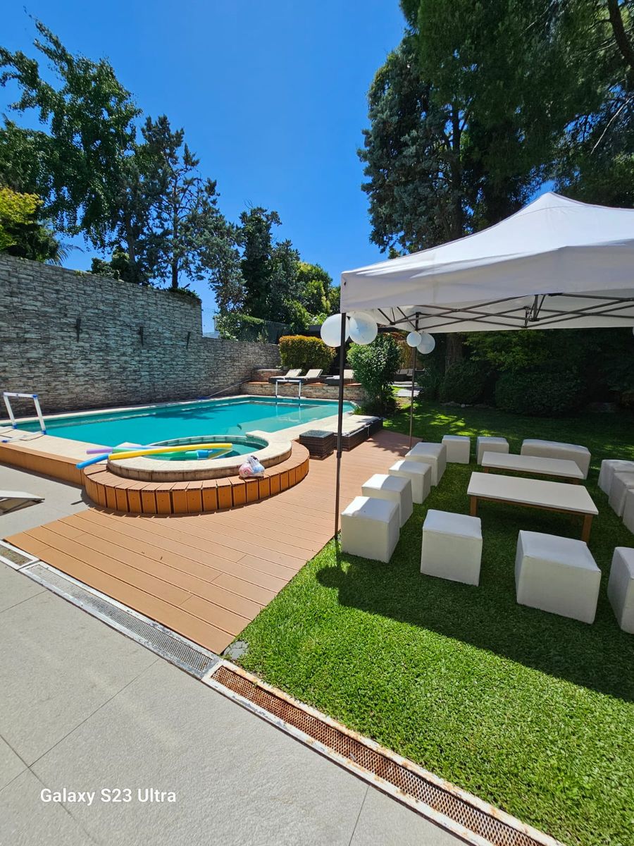 CASA CON PISCINA Y JARDIN , GIMNASIO Y SUM , LOTE DE 10.04 X 61.75 MTS , 4 AMBIENTES - 8