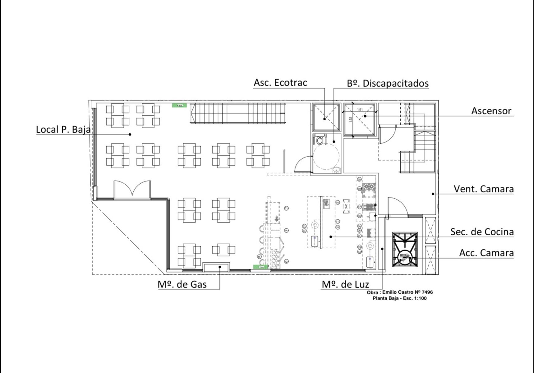 LOCAL EN EMILIO CASTRO , EN ESQUINA , 366 M2 EN TRES PLANTAS , APTO GASTRONOMIA - 7
