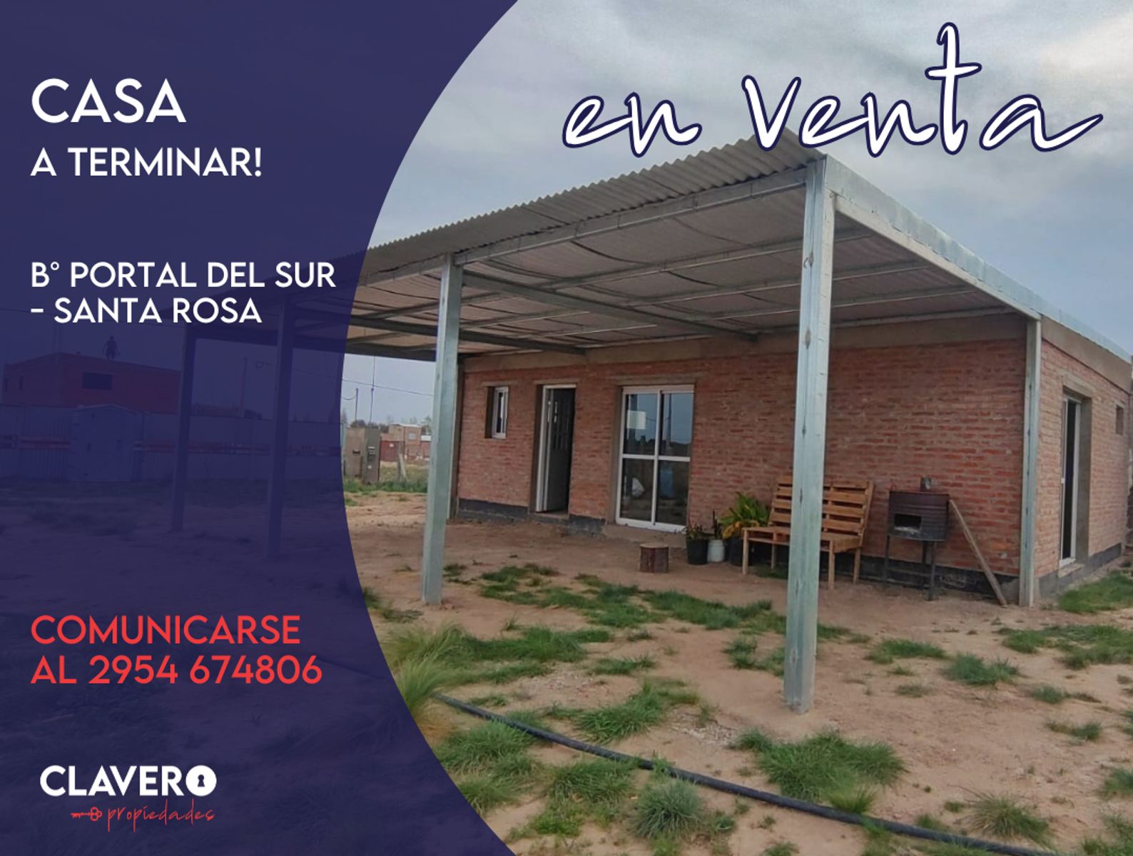 Se Vende:Terreno + Construccion + Servicios Oportunidad Única: Terreno+ Construcción + Servicios - USD 43.000