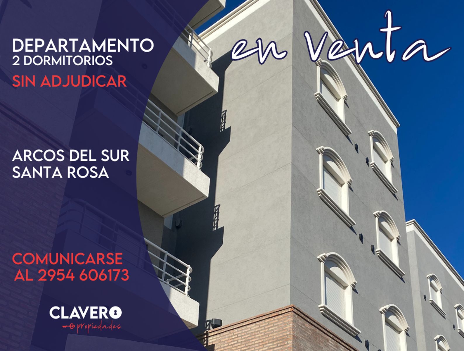 Departamento 2 dormitorios - Arcos del Sur, Santa Rosa La Pampa - SIN ADJUDICAR