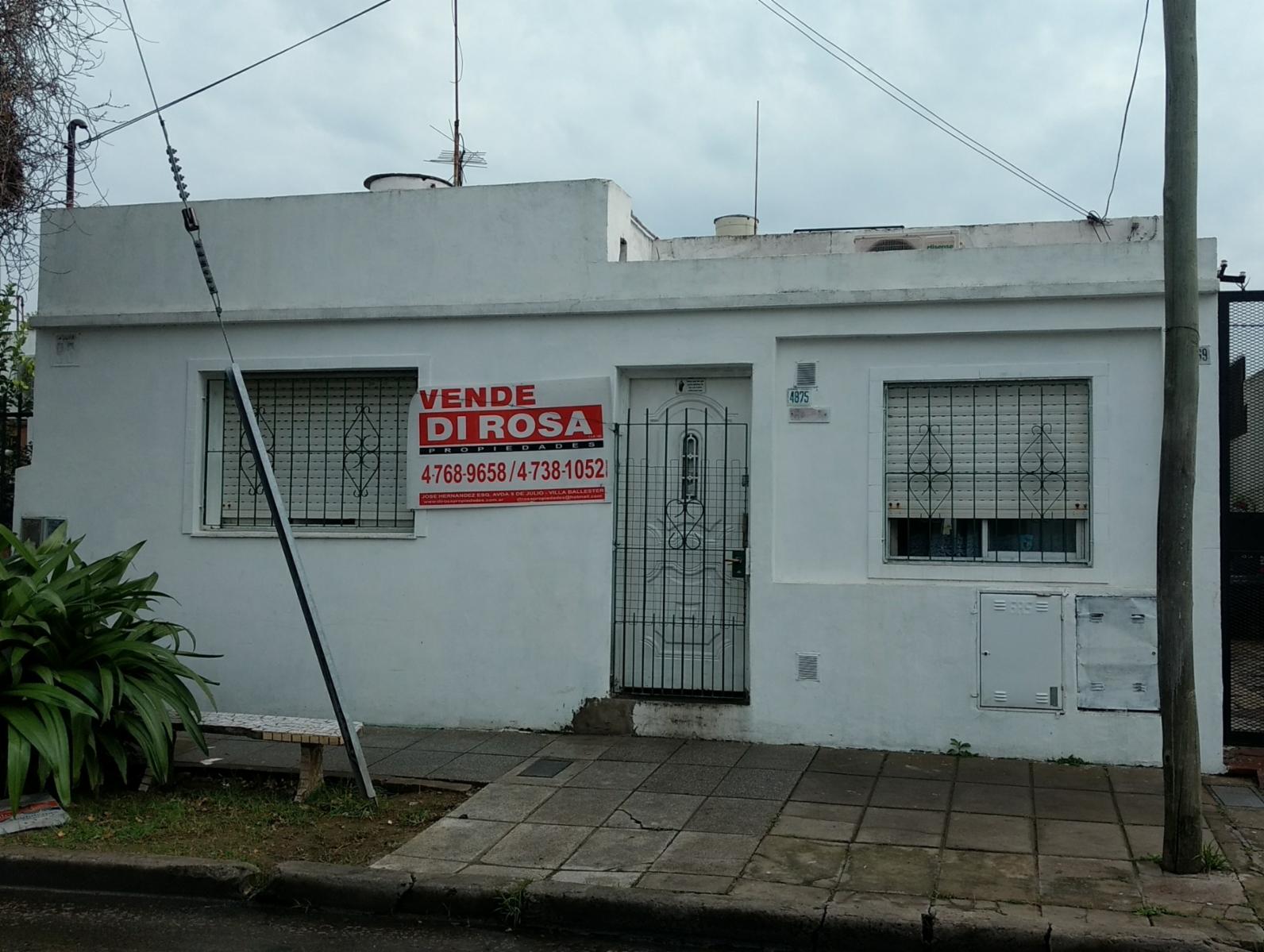 PH FRENTE 3 AMB A MODERNIZAR/RECICLAR - ALSINA 4875 - VILLA BONICH - SAN MARTIN