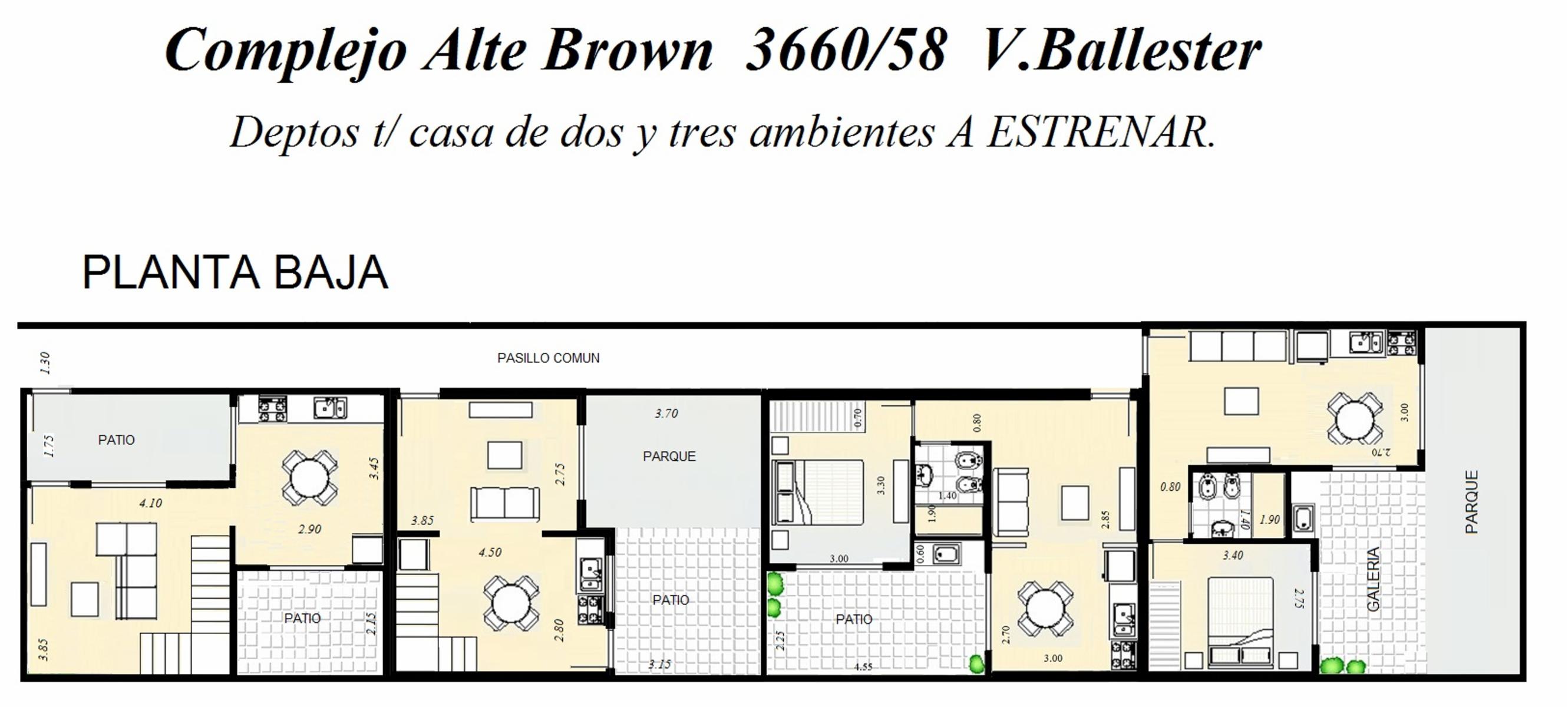 PH 2 AMB EN PLANTA BAJA CON PATIO -VILLA BALLESTER