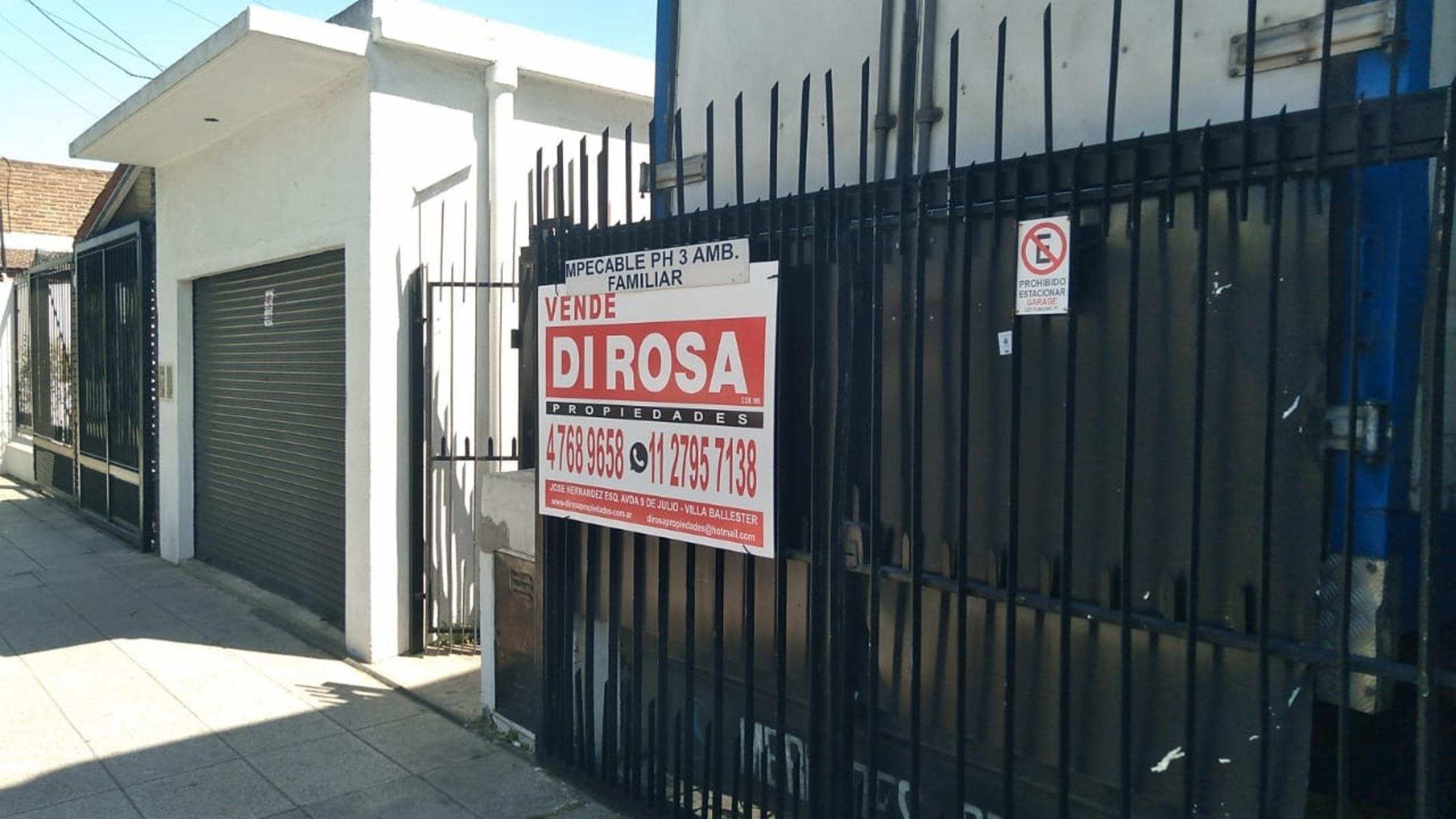 IMPERDIBLE PH TIPO CASA 3 AMB al FOD en SAN MARTIN y sobre AVENIDA PERON..
