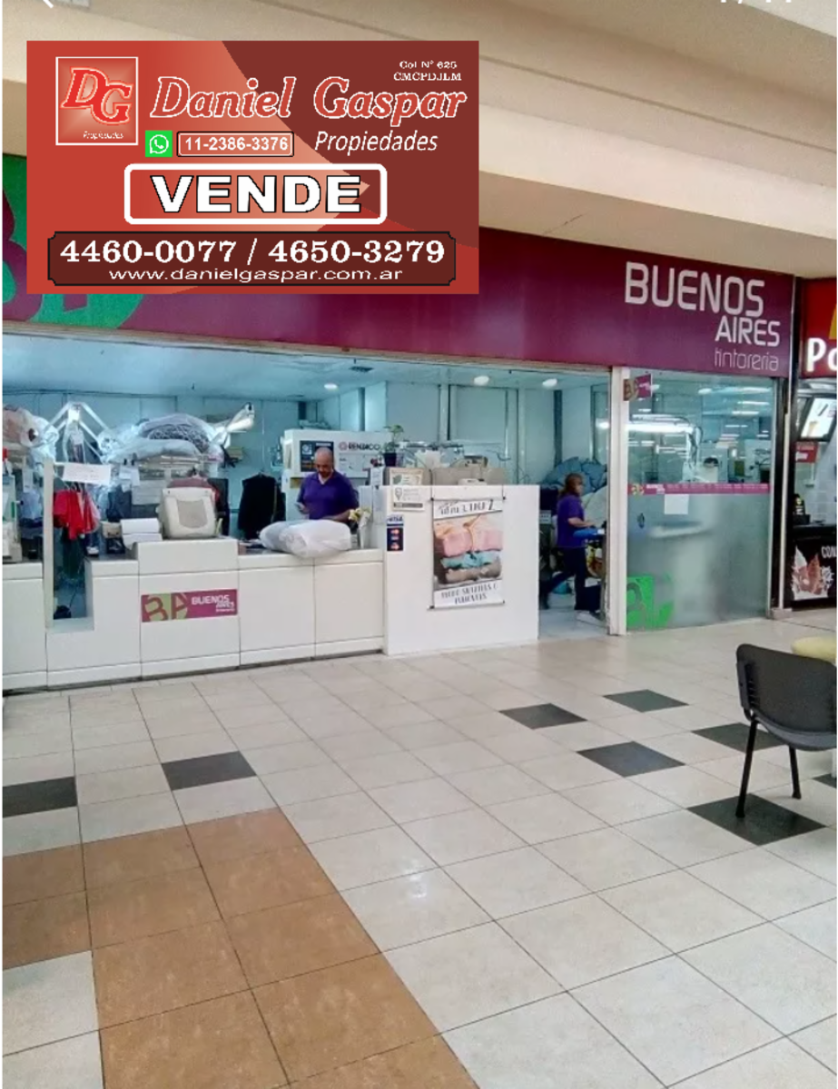 VENTA - EXCELENTE OPORTUNIDAD COMERCIAL - FDO. DE COMERCIO - TINTORERIA - LAVANDERÍA