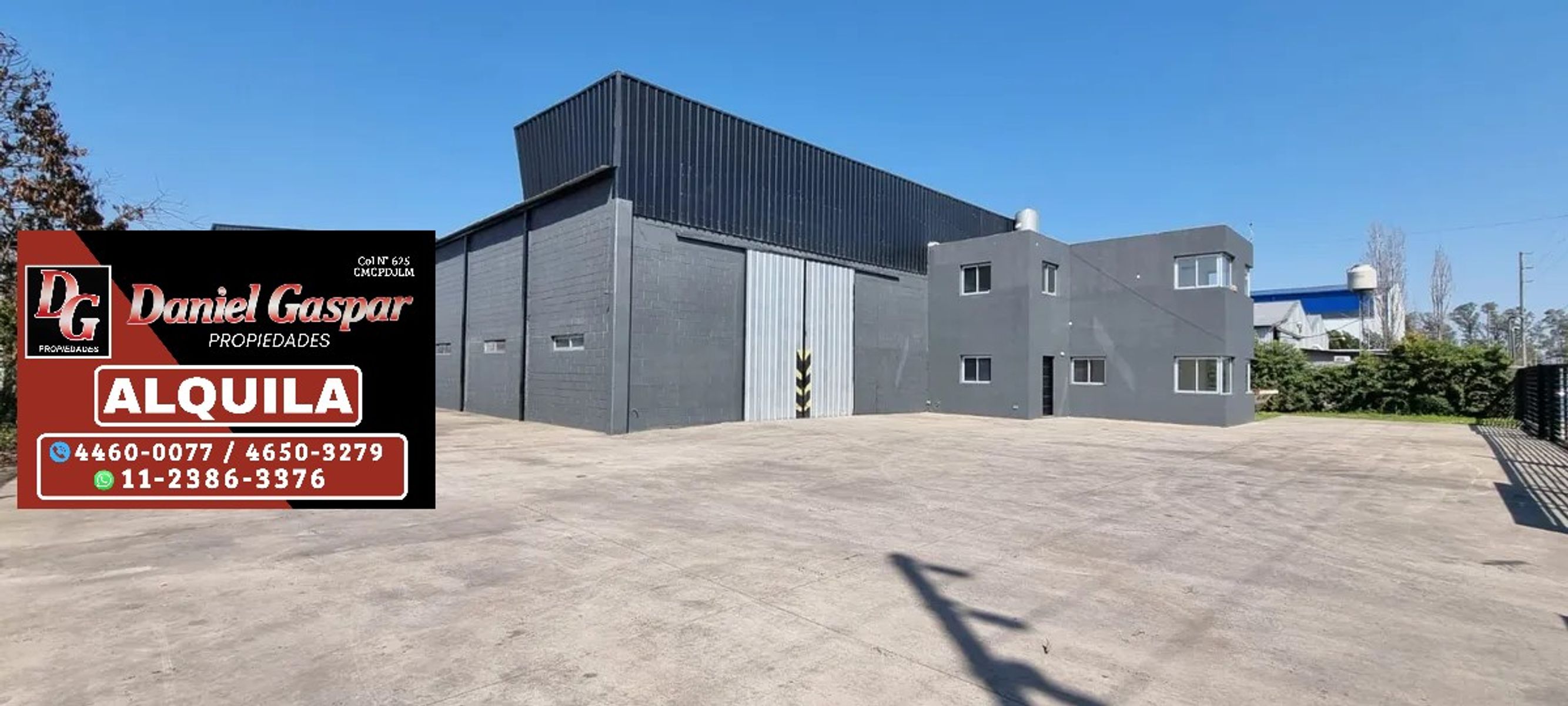 ALQUILER - IMPONENTE GALPÓN / NAVE INDUSTRIAL DE 2.400 M2 TOTALES - 1
