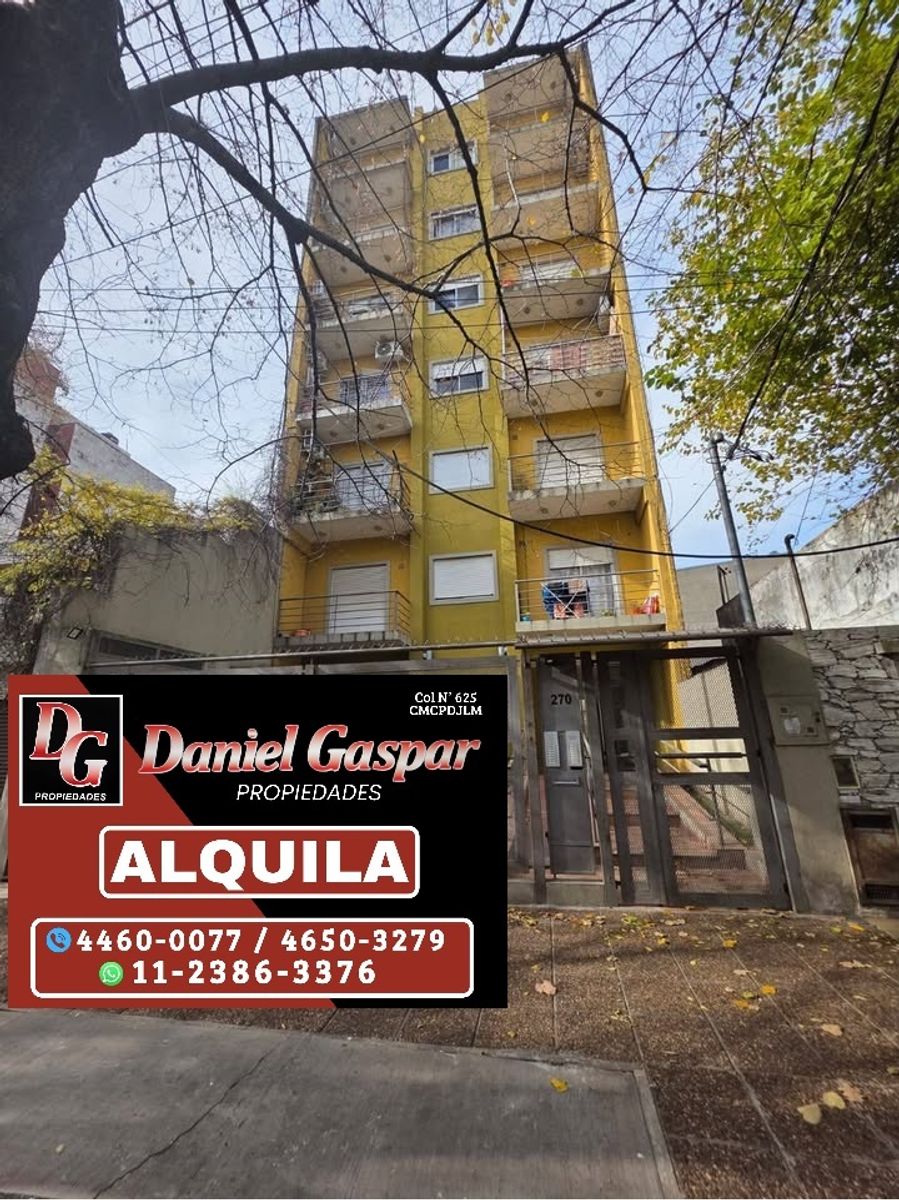 ALQUILER - DEPARTAMENTO 2 AMBIENTES AL FRENTE - SEMIPISO - 1