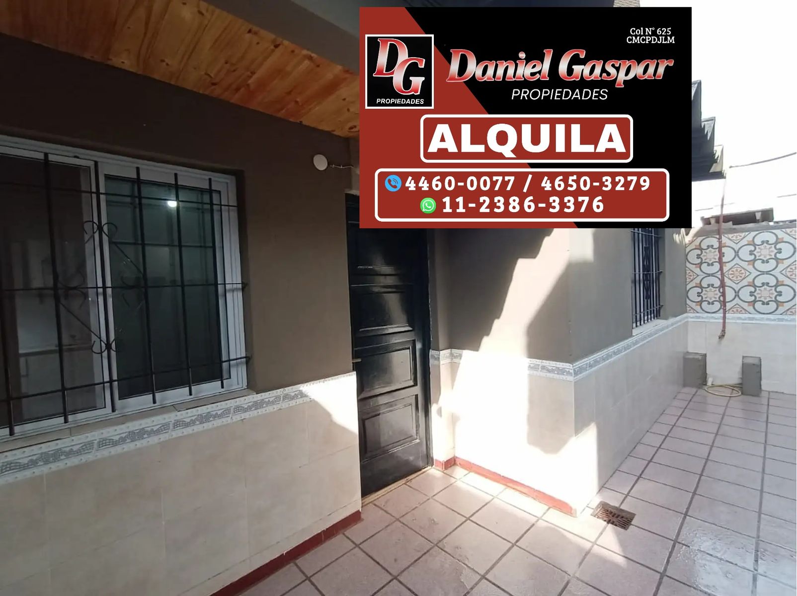 ALQUILER - DEPARTAMENTO 2 AMBIENTES C/PATIO - VILLA LUZURIAGA - 1
