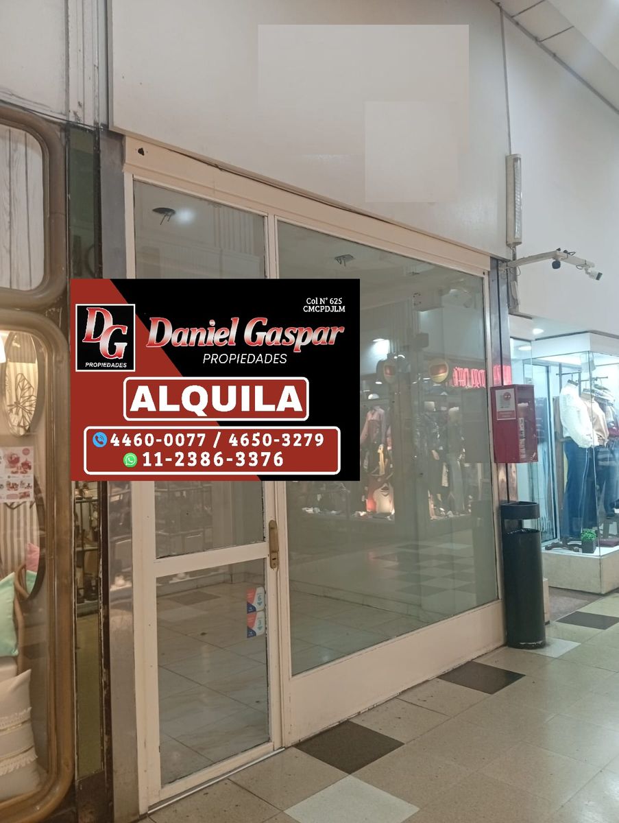 ALQUILER - IMPORTANTE LOCAL COMERCIAL EN GALERÍA CENTRO - MORÓN - 1