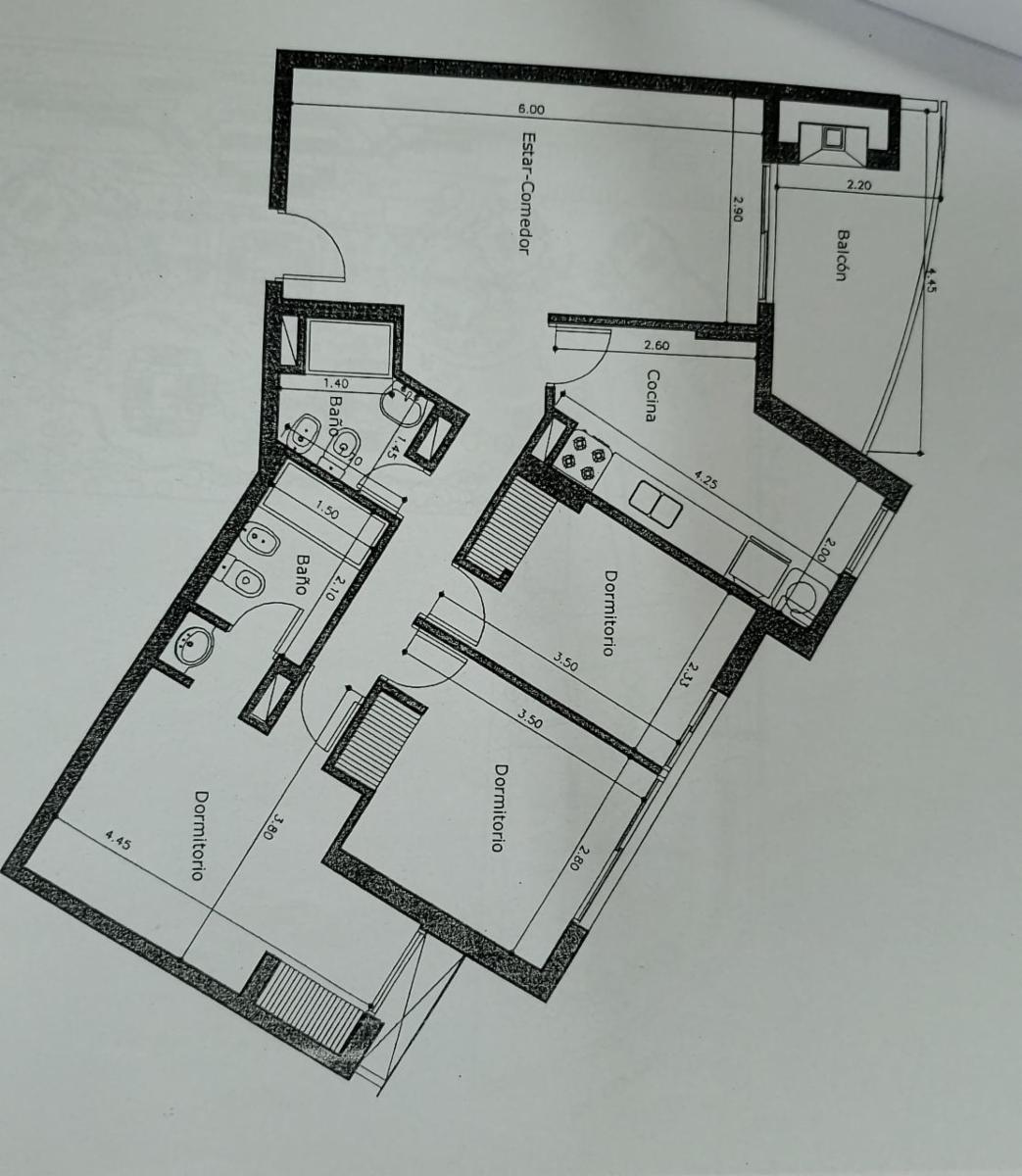 EXCELENTE DEPTO. DE 3 DORMITORIOS EN ALTO DE VILLASOL TORRE ACONCAGUA. — foto 3
