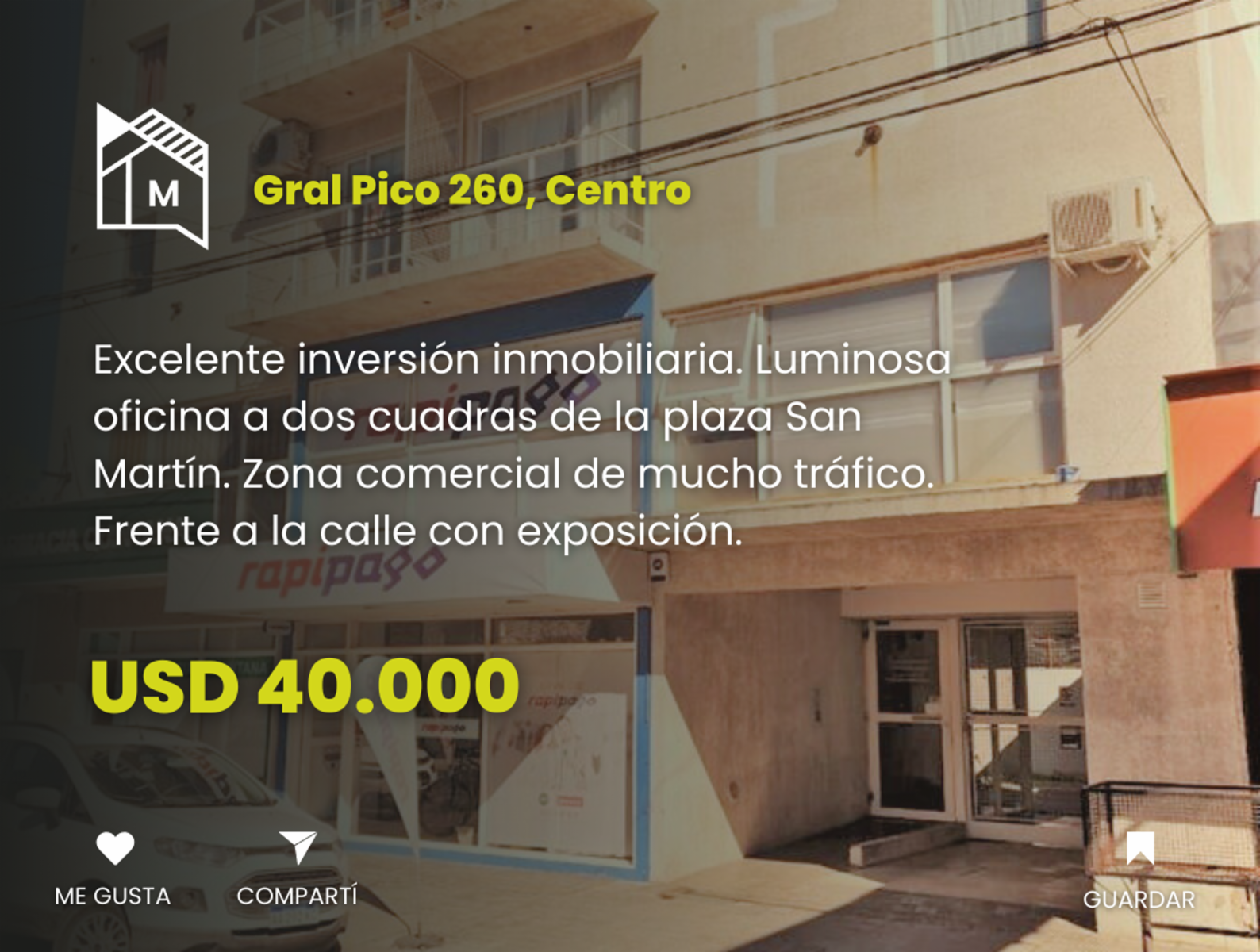 Oficina Amplia - Micro Centro Santa Rosa - Construcción Nueva - 1