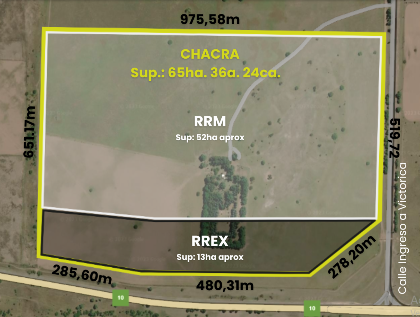 Chacra - 65 ha RP 10 e Ingreso - Victorica - La Pampa - 2