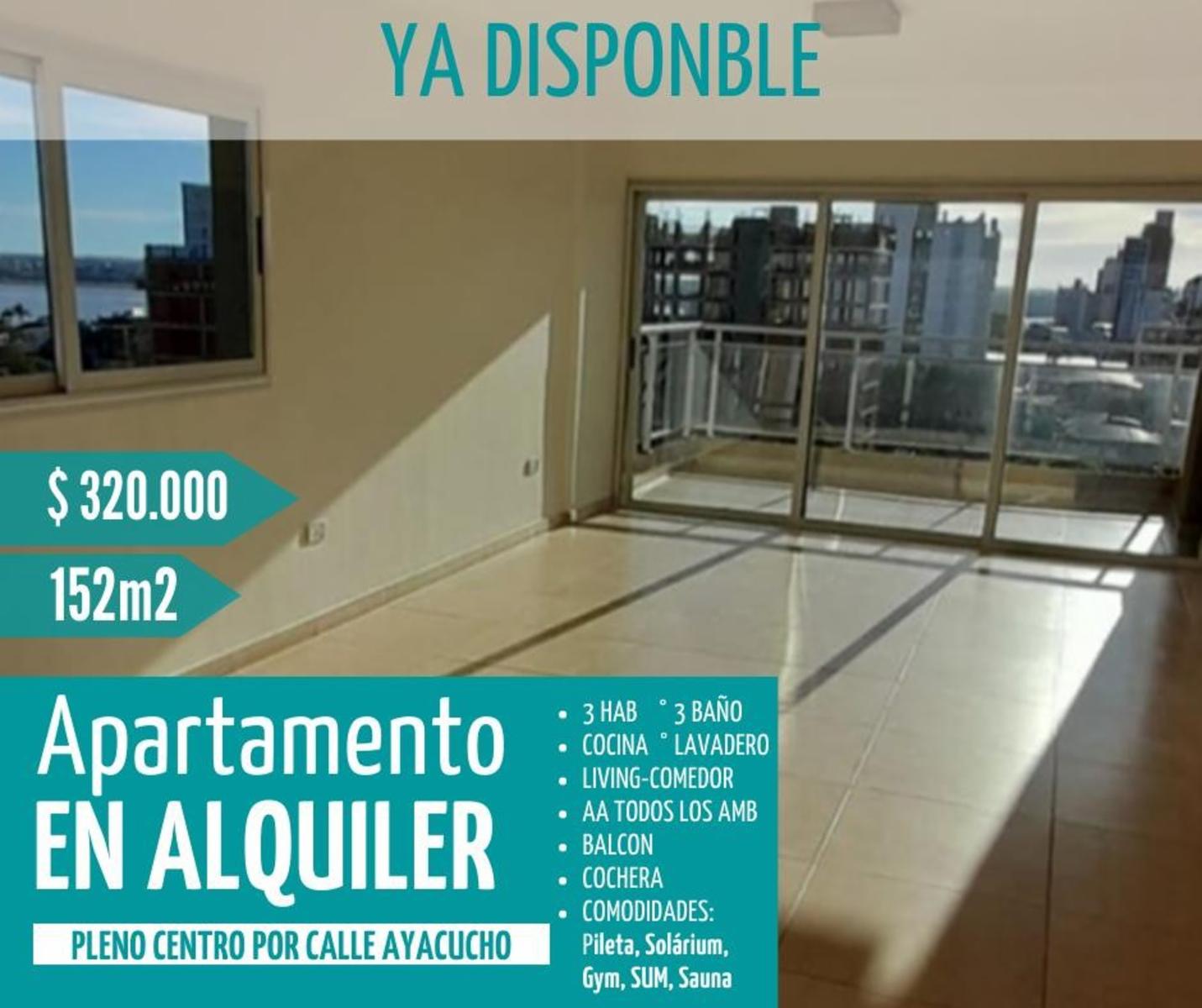 Departamento Céntrico en alquiler