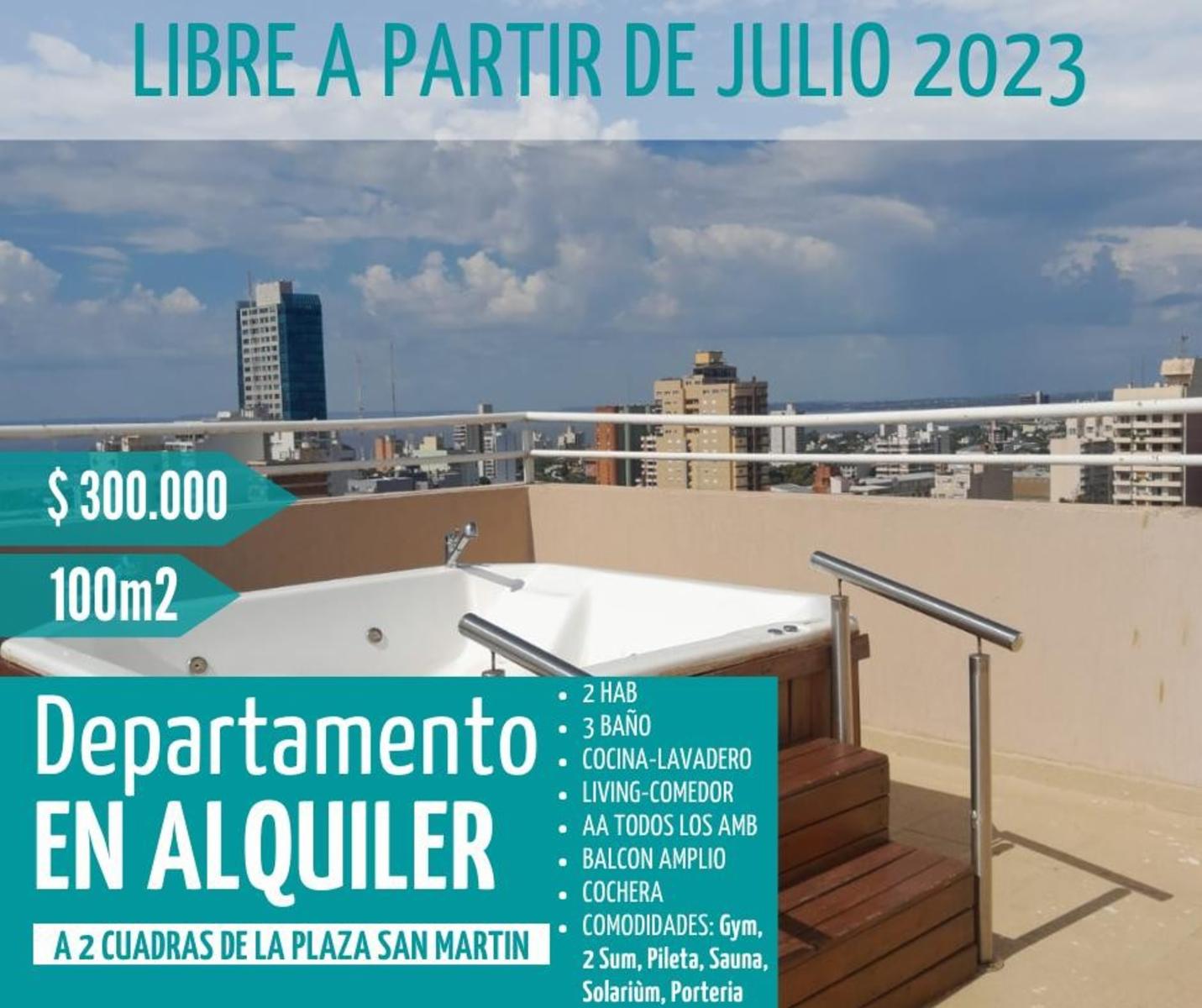 Departamento Céntrico en Alquiler