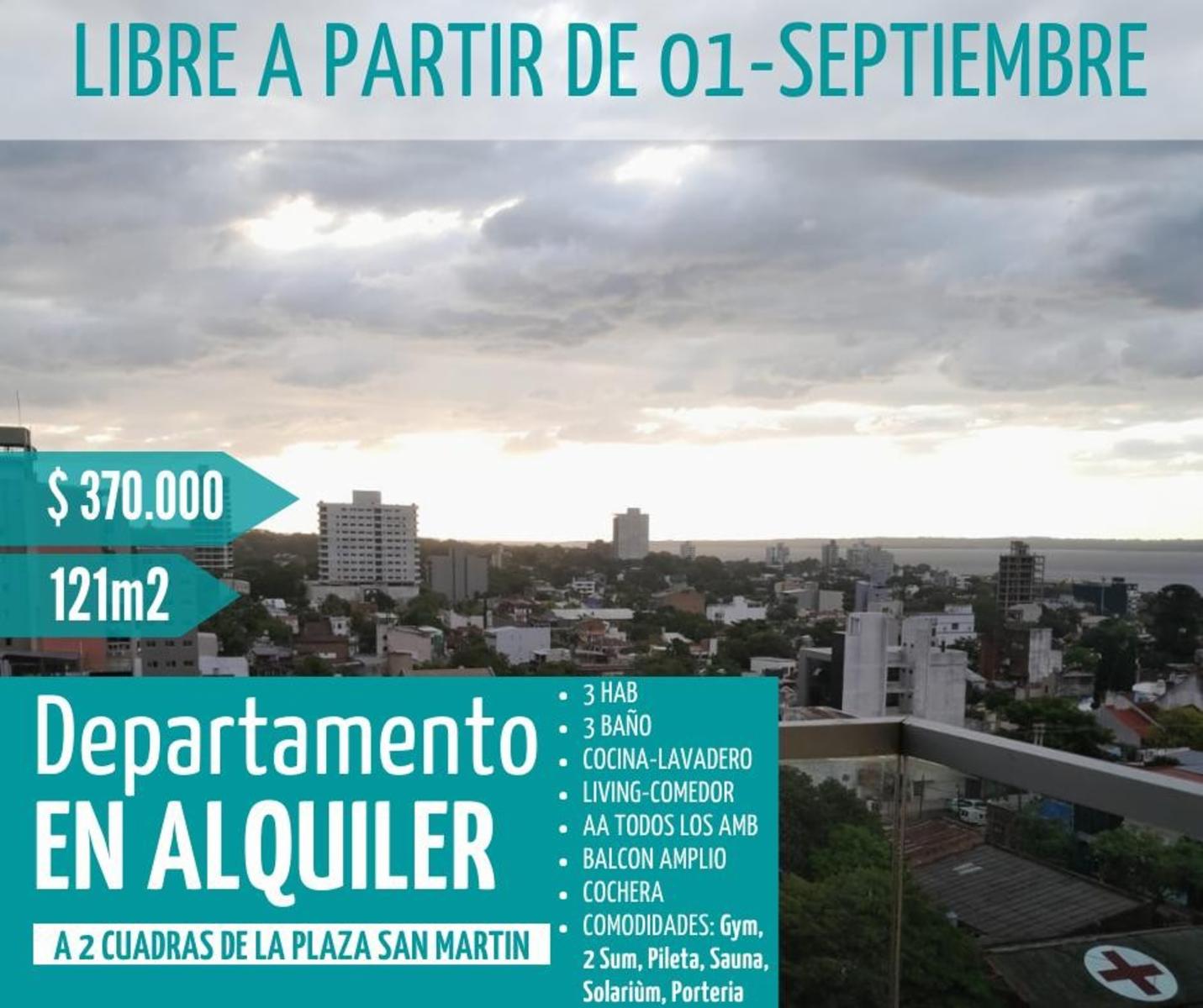 Departamento Céntrico en Alquiler