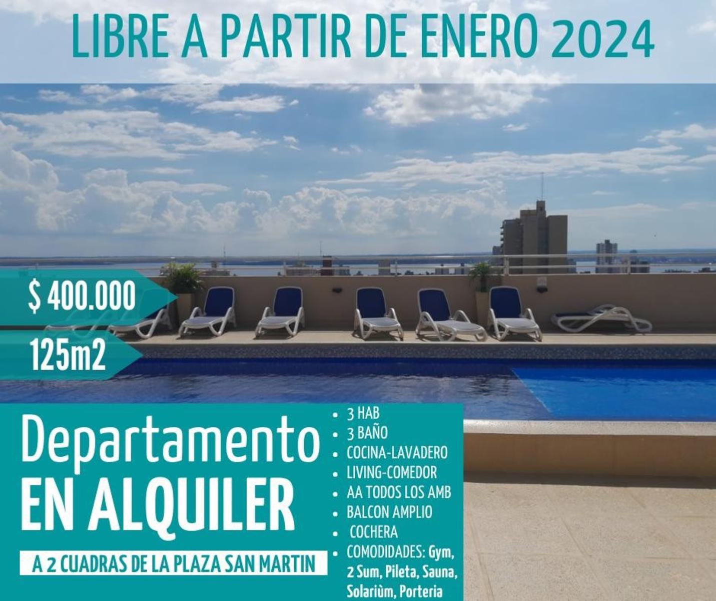 Departamento Céntrico en Alquiler