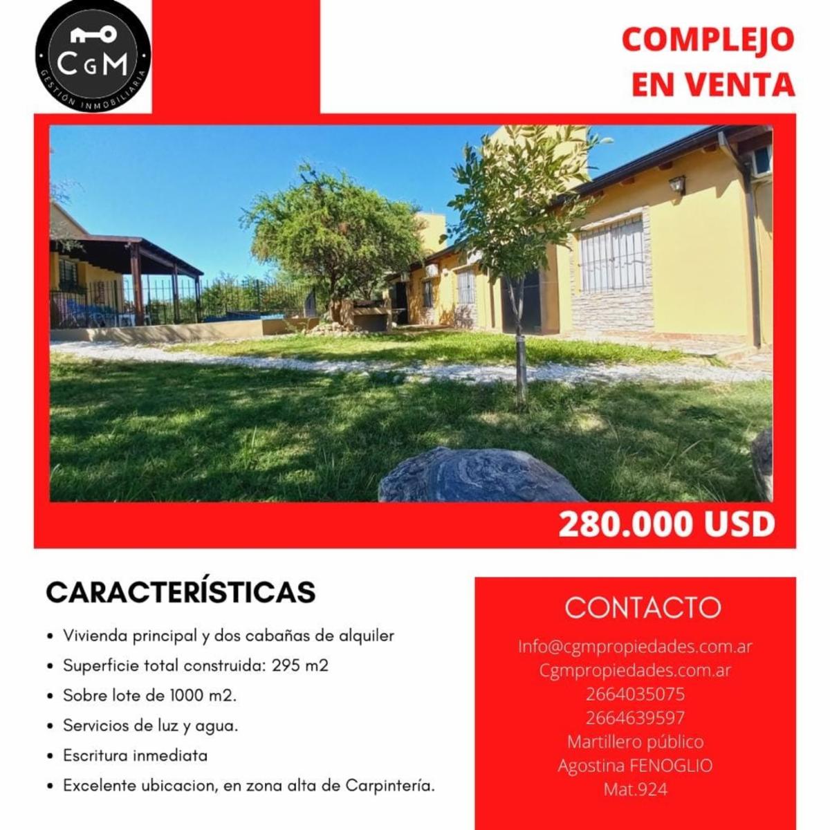 Complejo de Cabañas con Encanto en Carpintería, San Luis - 14