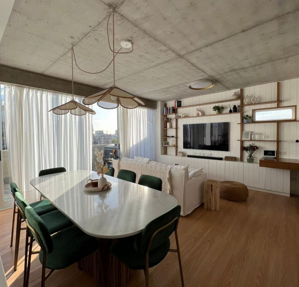 Triplex Nuevo Y De Diseño Con Terraza, Jacuzzi, Parrilla, Cochera Y Amueblado En Villa Crespo