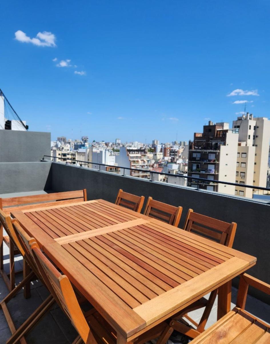 Triplex Nuevo Y De Diseño Con Terraza, Jacuzzi, Parrilla, Cochera Y Amueblado En Villa Crespo — foto 11