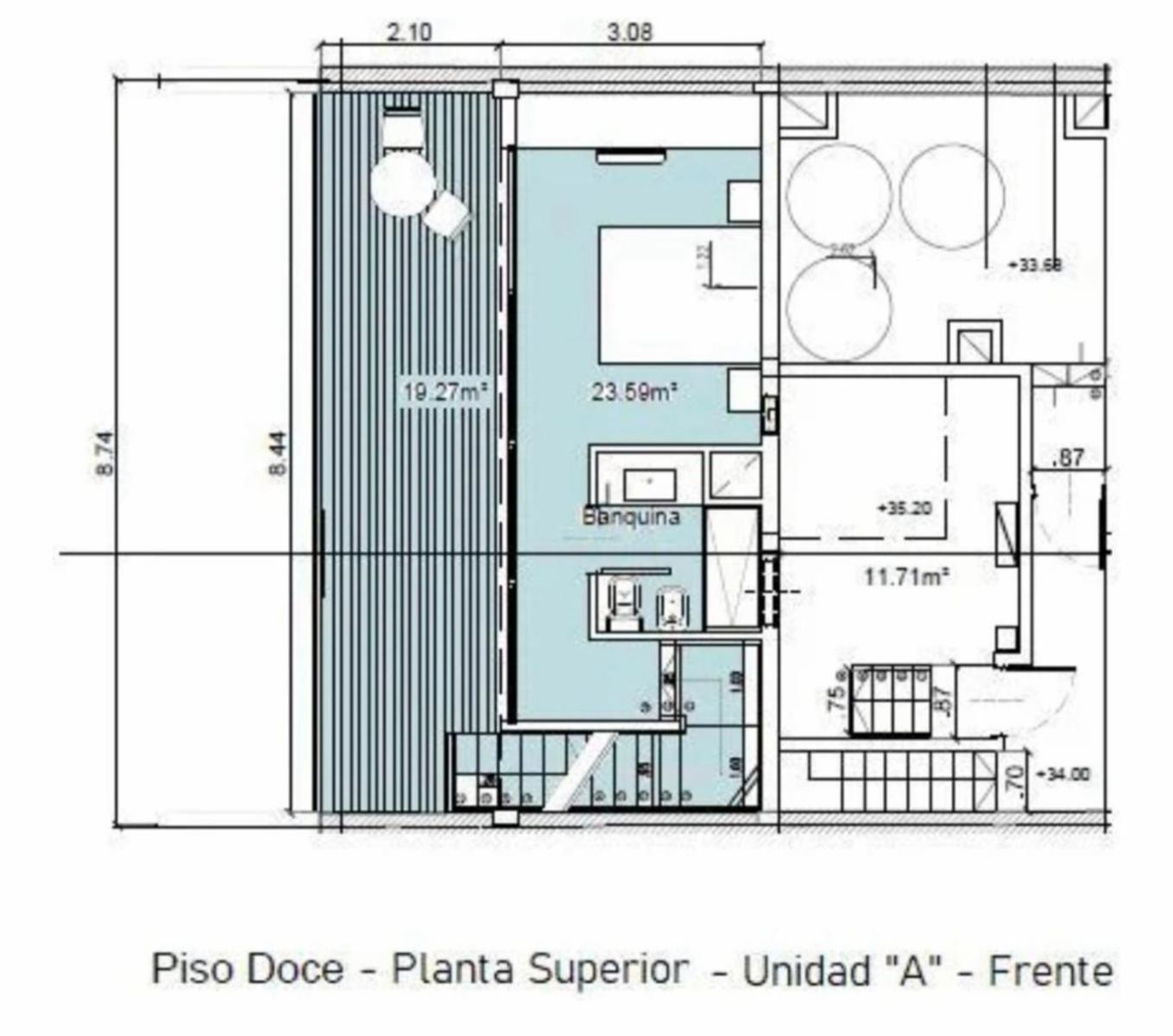Triplex Nuevo Y De Diseño Con Terraza, Jacuzzi, Parrilla, Cochera Y Amueblado En Villa Crespo — foto 14