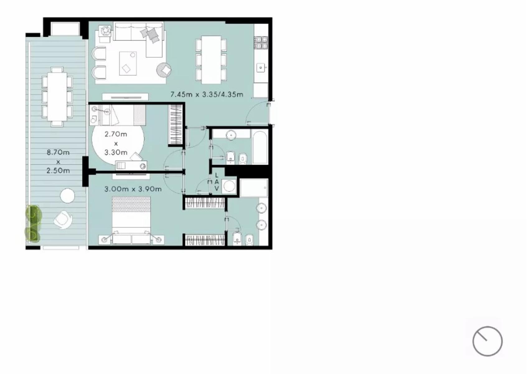 Venta Departamento 3 Ambientes Quartier Bajo Belgrano Avenida Monroe 1300 — foto 2