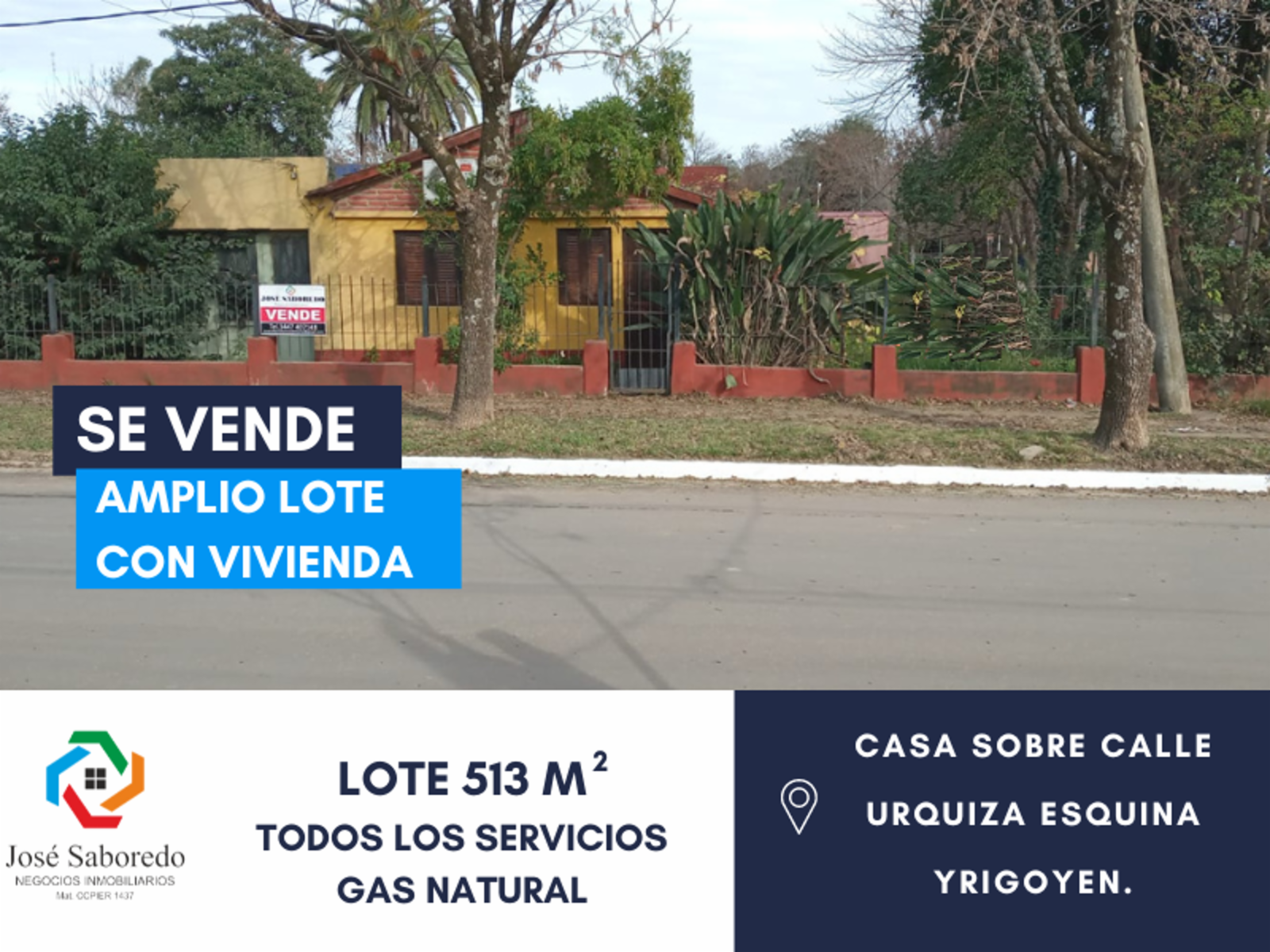 LOTE CON CASA A RECICLAR - TODOS LOS SERVICIOS - GAS NATURAL — foto 2