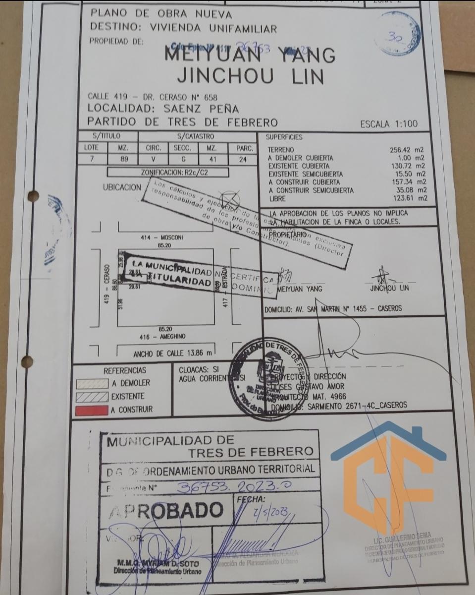 LOTE EN VENTA ZONA SAENZ PEÑA - 2