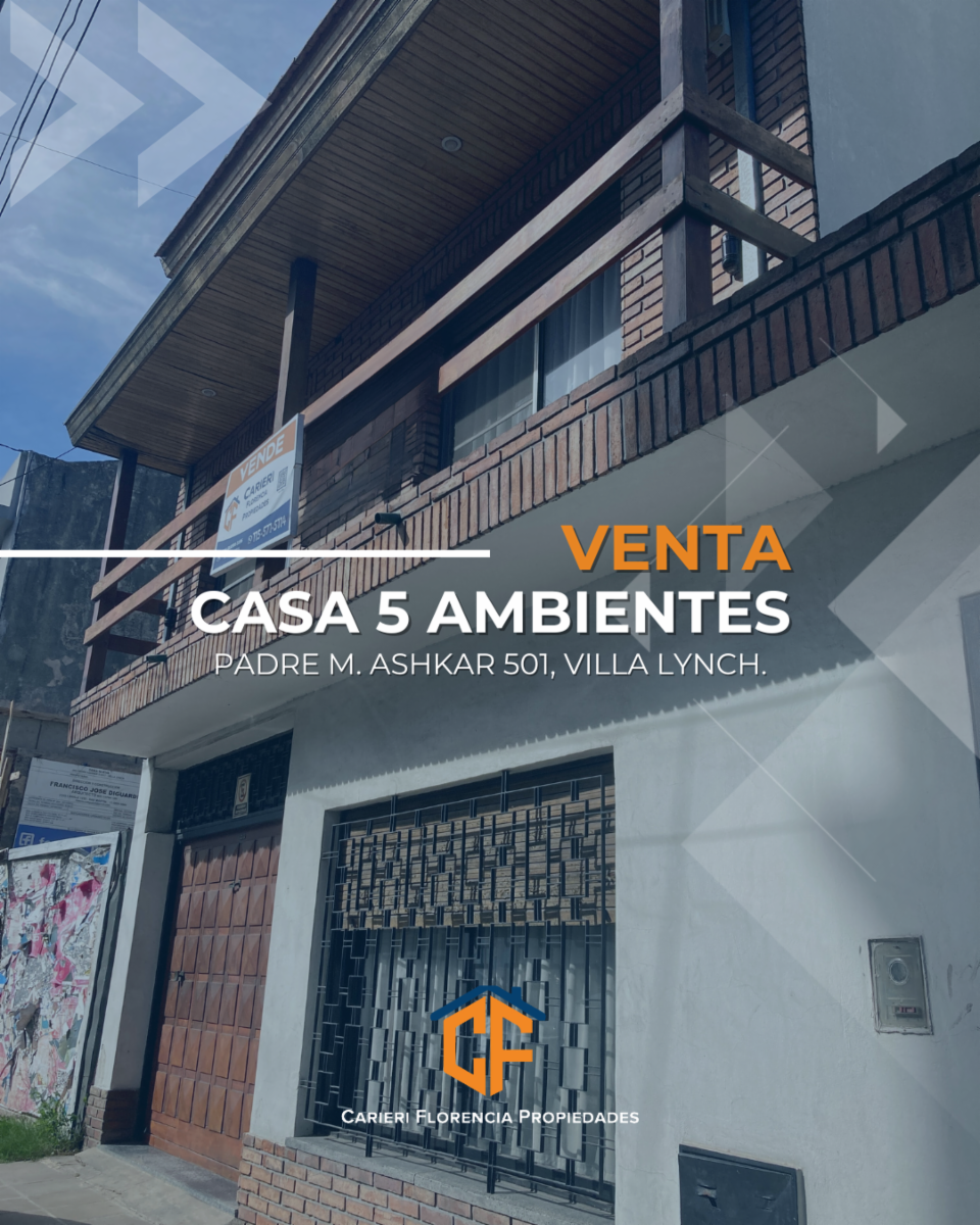 CASA DE 5 AMBIENTES CON TERRAZA, EN MUY BUEN ESTADO Y EN VENTA