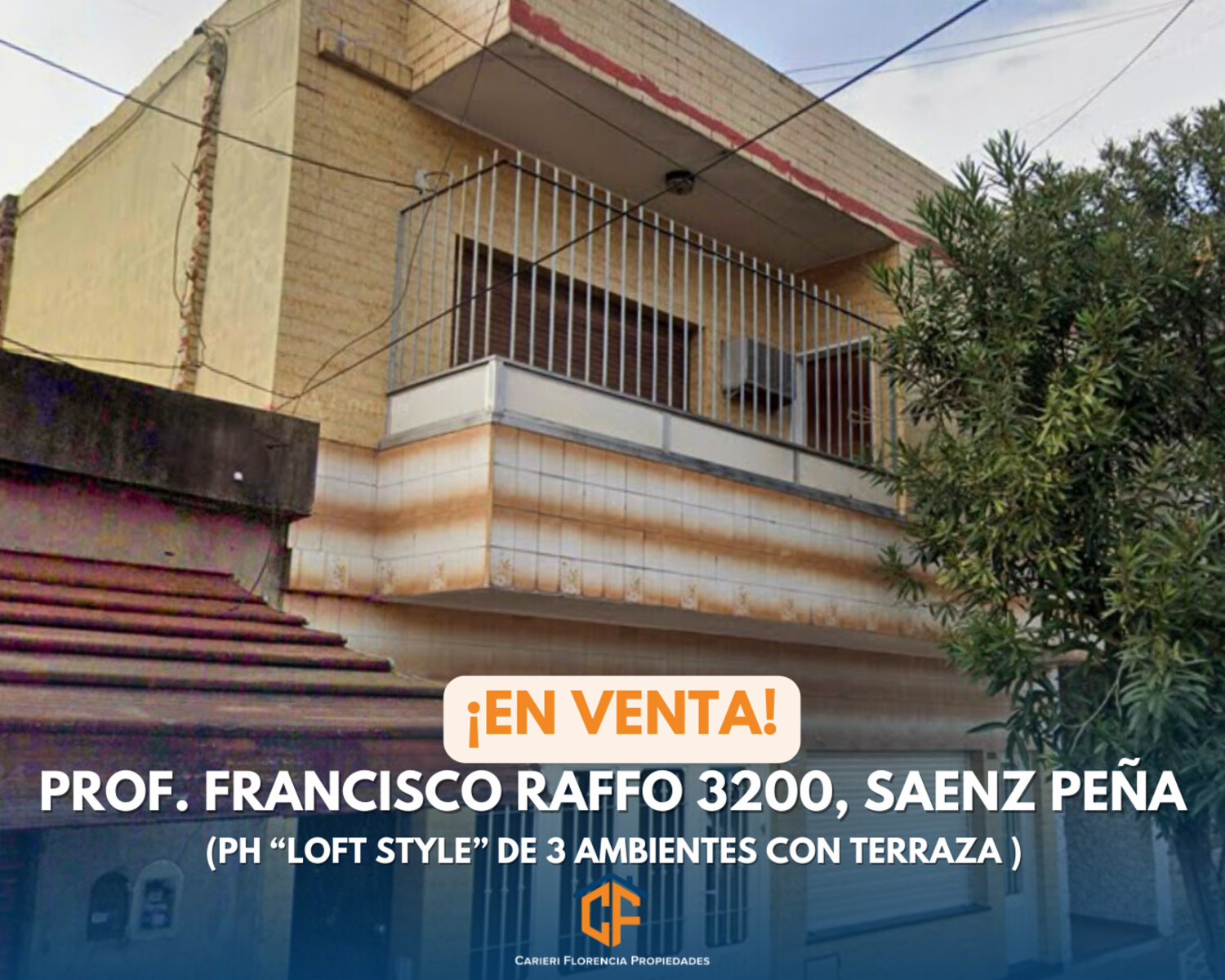 PH DE 3 AMBIENTES CON PATIO INTERNO Y AMPLIA TERRAZA, EN VENTA, EN SAENZ PEÑA