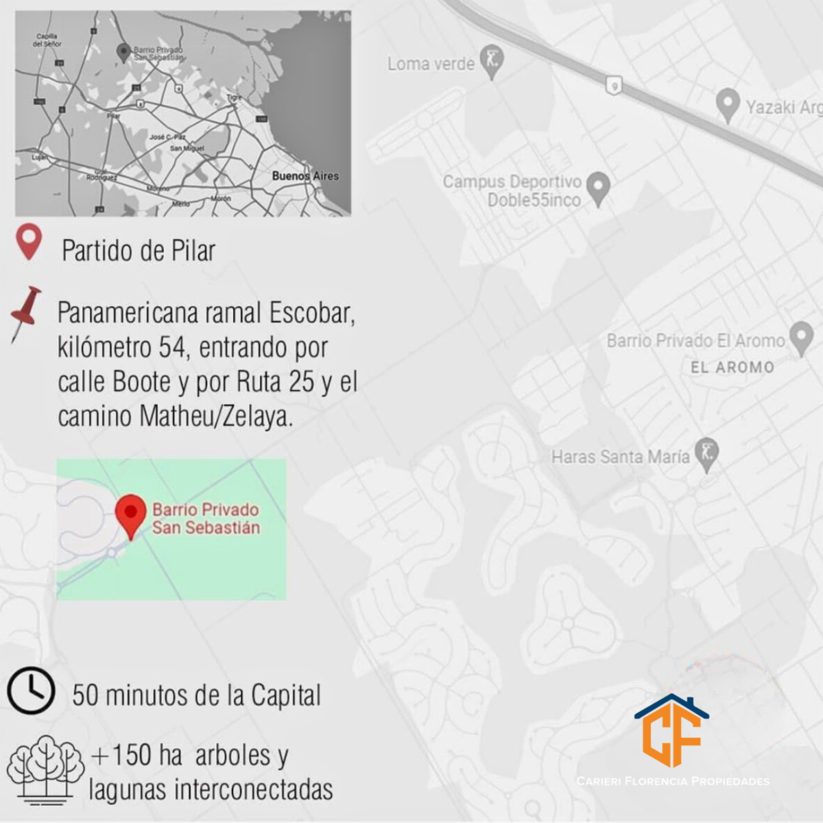 LOTE EN VENTA, ENTREGA INMEDIATA, SAN SEBASTIAN EN ZONA PILAR — foto 10