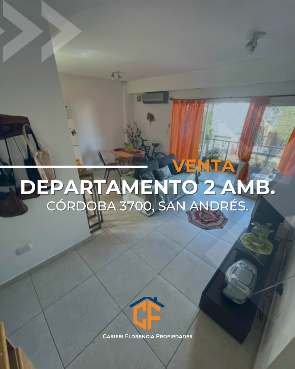 DEPARTAMENTO 2 AMBIENTES CON BALCÓN Y DOS COCHERAS