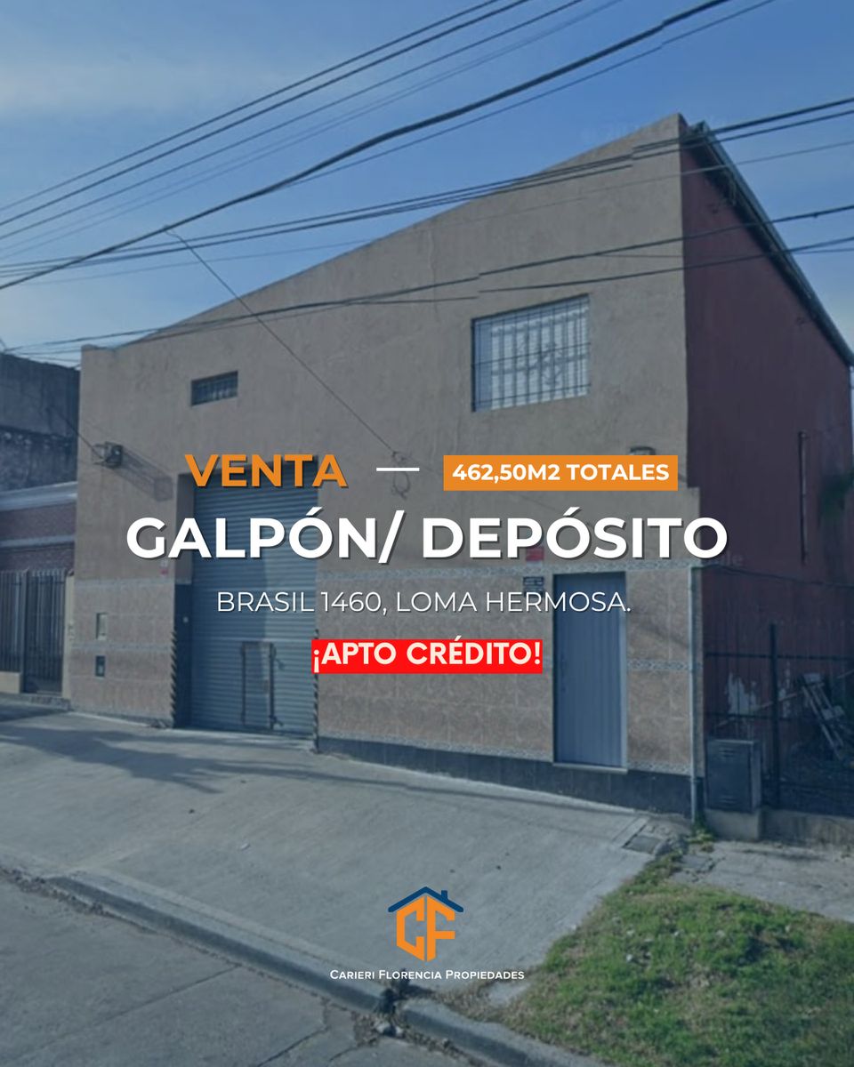 Amplio Galpón/depósito En Venta Excelente Zona Loma Hermosa - 1