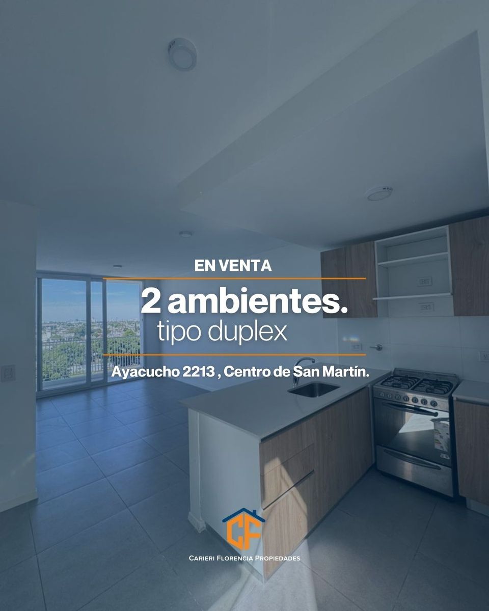 2 Ambientes tipo Duplex en San Martin