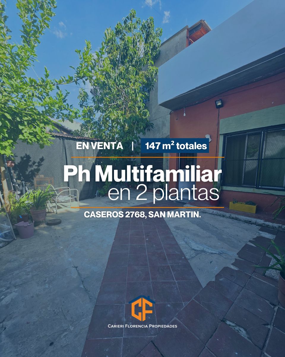 Excelente PH Multifamiliar con Patio y Terraza Propia en San Martín