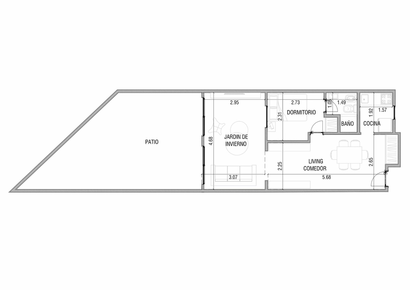 VENTA DPTO. 3 AMB. EN BARRACAS — foto 12