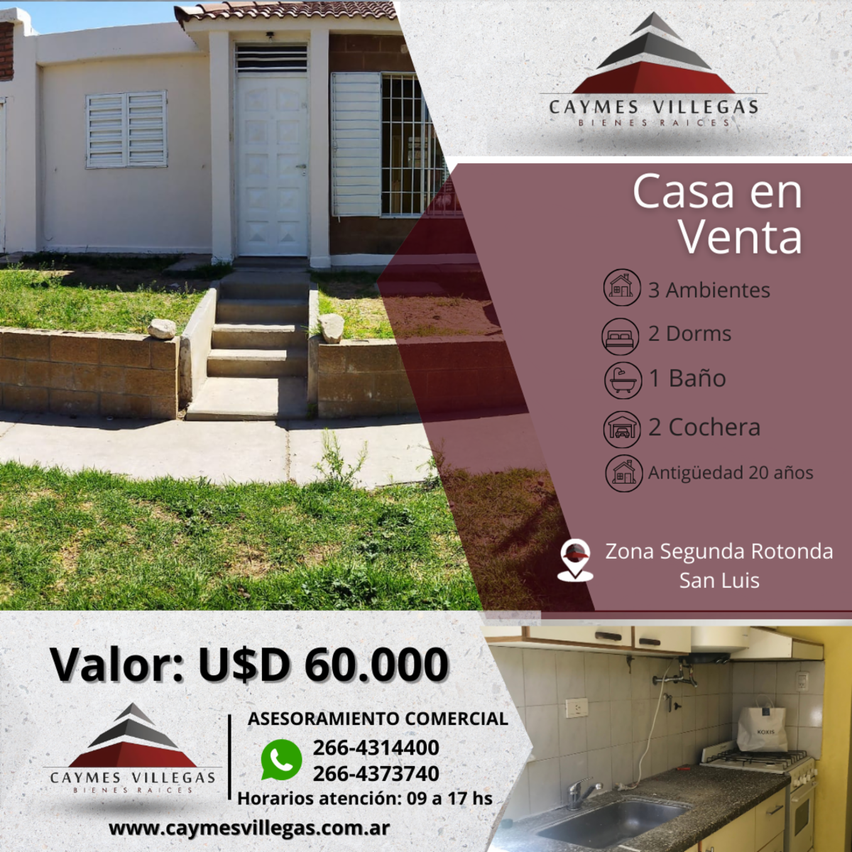 Casa en Venta Zona 2da Rotonda
