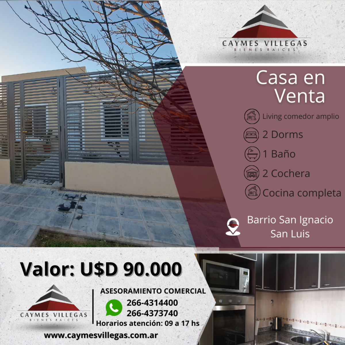 Hermosa Casa construida de material tradicional