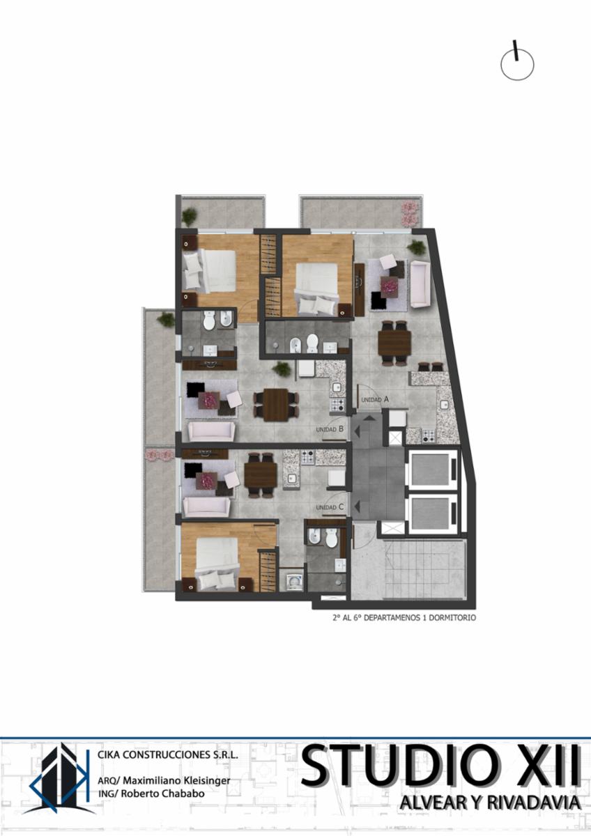 Rosario: Alvear y Rivadavia 2297 - Studio XII Linea Premium - Departamento exclusivo de 3 dormitorios de 135 m2 mas balcon al frente, Santa Fe, Argentina — foto 3