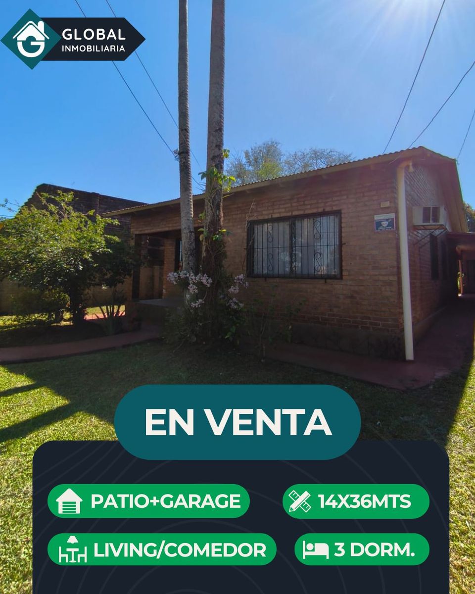 Casa 3 Dormitorios 2 Baños Calle Concordia Oberá - 1