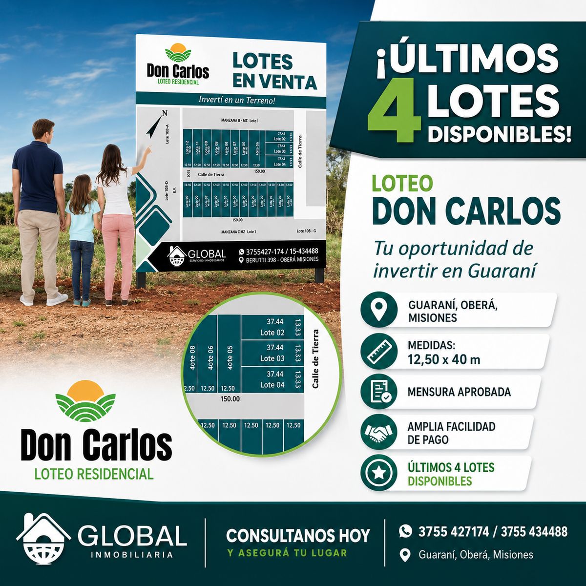 Lote 10 en Don Carlos: naturaleza, amplitud y una vista privilegiada - 4