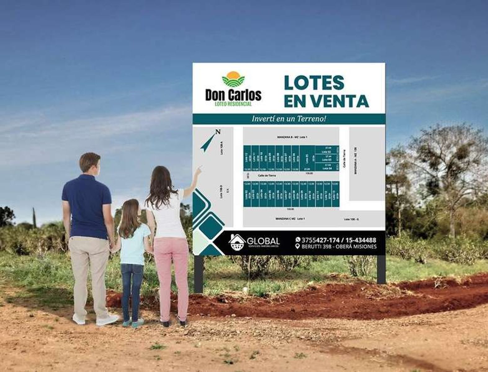 Lote 09: naturaleza, amplitud y una vista privilegiada de Guaraní - 3