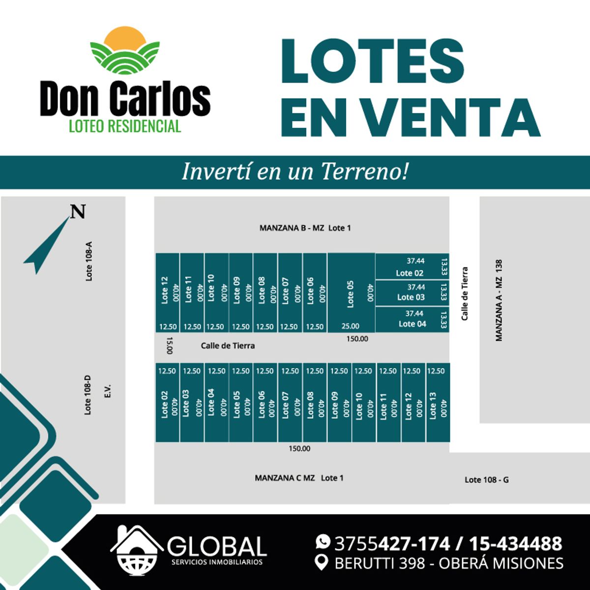 Lote 09: naturaleza, amplitud y una vista privilegiada de Guaraní - 5